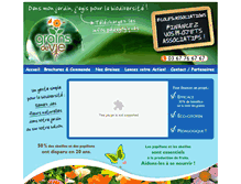 Tablet Screenshot of grainsdevie.com